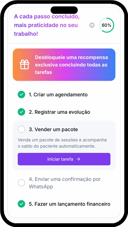 Primeiros passos no app do Fisio Tech