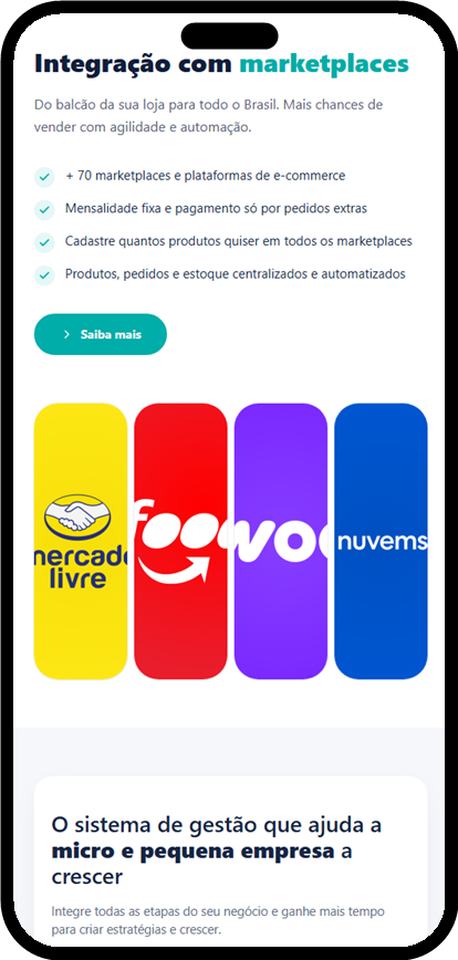 Integração com marketplaces do GT Sistemas
