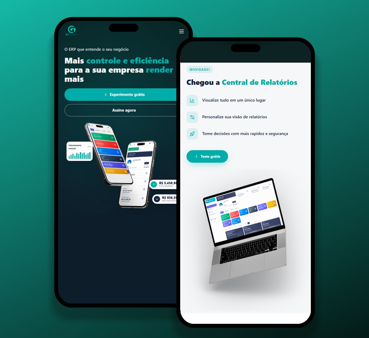 ERP para pequenas e médias empresas com emissor fiscal e integração a marketplaces